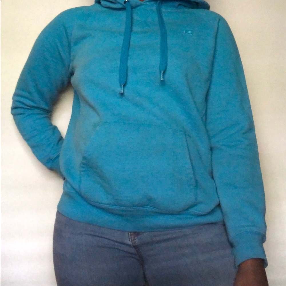 Blue Champion Hoodie.